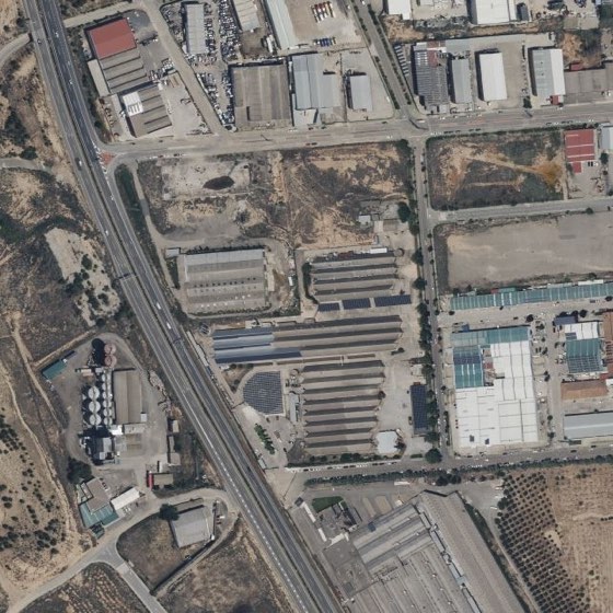 Cubierta de Piher Sensing Systems hoy, con paneles solares